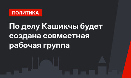 По делу Кашикчы будет создана совместная рабочая группа