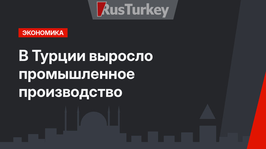 В Турции выросло промышленное производство