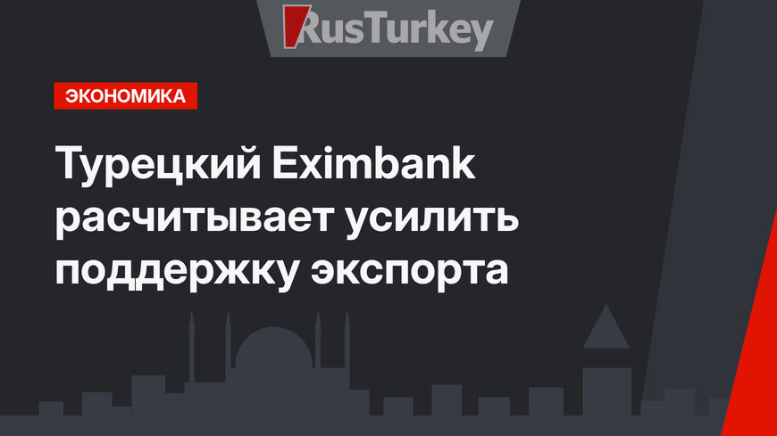 Турецкий Eximbank расчитывает усилить поддержку экспорта 