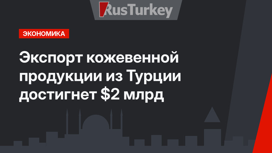 Экспорт кожевенной продукции  из Турции достигнет $2 млрд