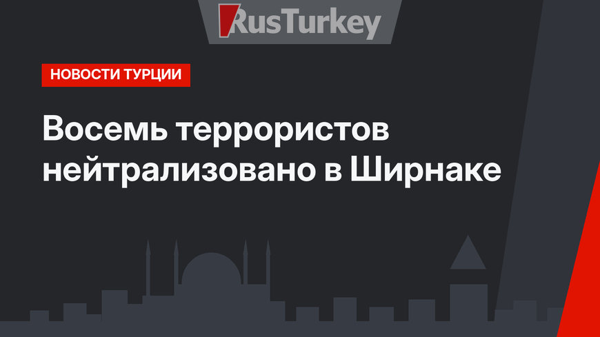 Восемь террористов нейтрализовано в Ширнаке