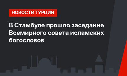 В Стамбуле прошло заседание Всемирного совета исламских богословов