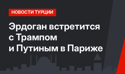 Эрдоган встретится с Трампом и Путиным в Париже 