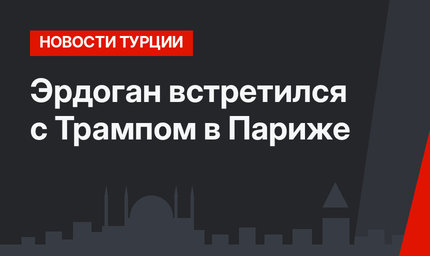 Эрдоган встретился с Трампом в Париже