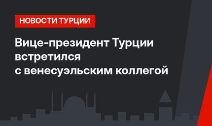 Вице-президент Турции встретился с венесуэльским коллегой 