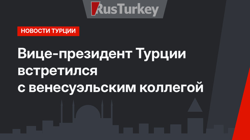 Вице-президент Турции встретился с венесуэльским коллегой 