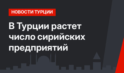 В Турции растет число сирийских предприятий