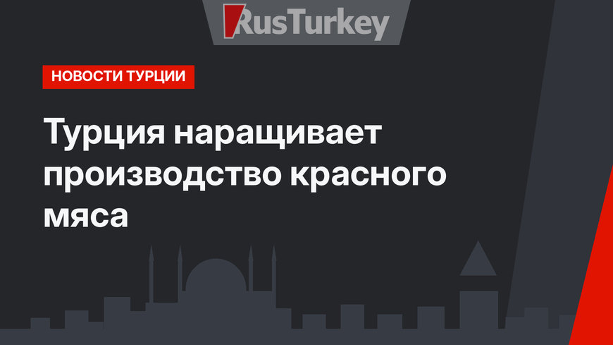 Турция наращивает производство красного мяса