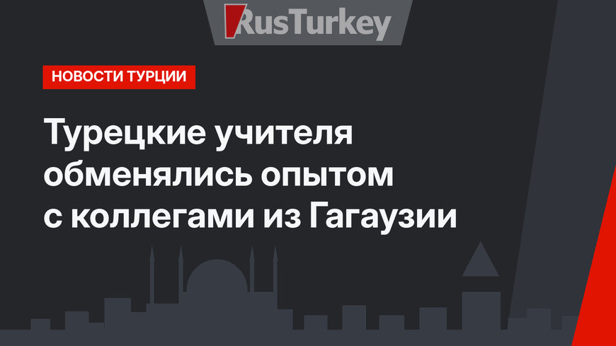 Турецкие учителя обменялись опытом с коллегами из Гагаузии