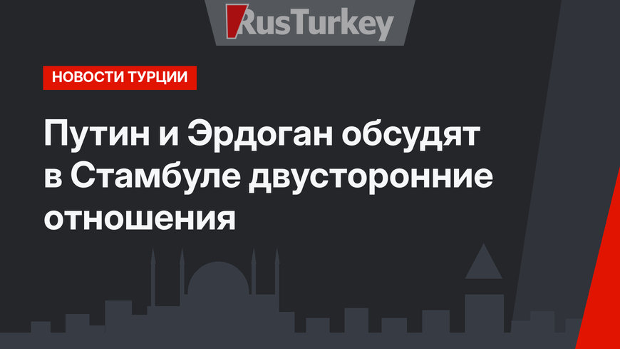 Путин и Эрдоган обсудят в Стамбуле двусторонние отношения