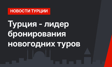 Турция - лидер бронирования новогодних туров