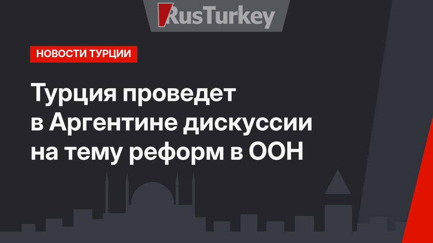 Турция проведет в Аргентине дискуссии на тему реформ в ООН
