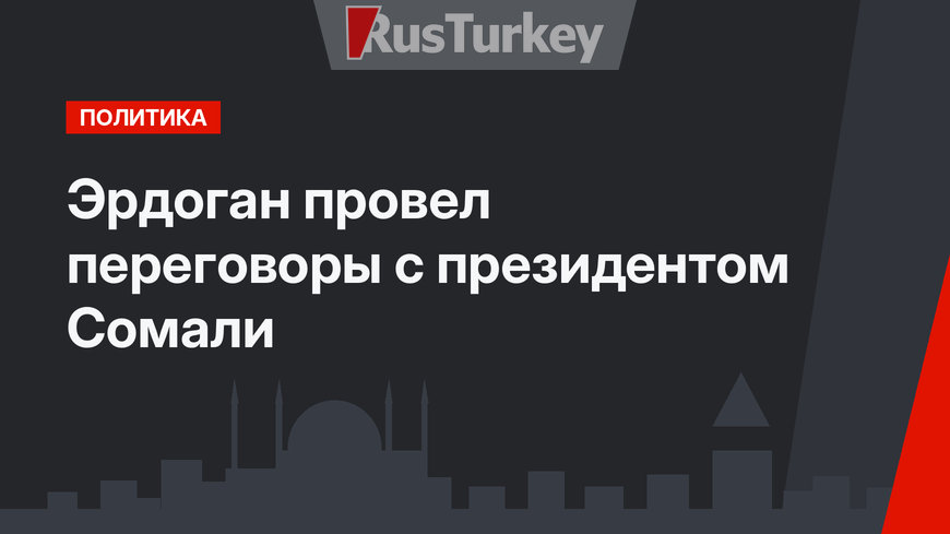 Эрдоган провел переговоры с президентом Сомали