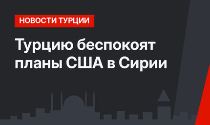 Турцию беспокоят планы  США в Сирии