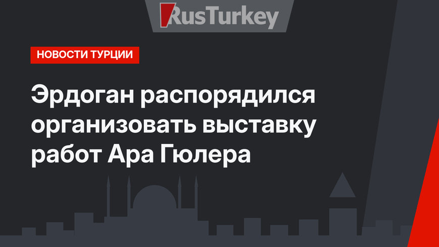 Эрдоган распорядился организовать выставку работ Ара Гюлера