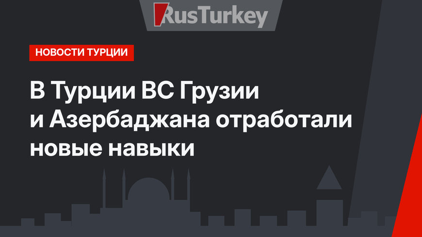 В Турции ВС Грузии и Азербаджана отработали новые навыки