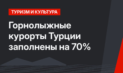 Горнолыжные курорты Турции заполнены на 70%