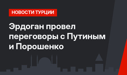 Эрдоган провел переговоры с Путиным и Порошенко