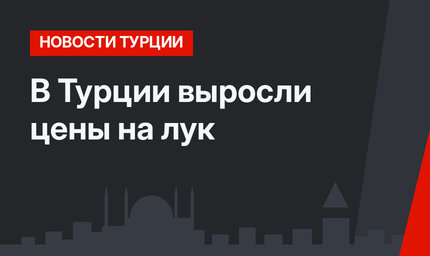 В Турции выросли цены на лук