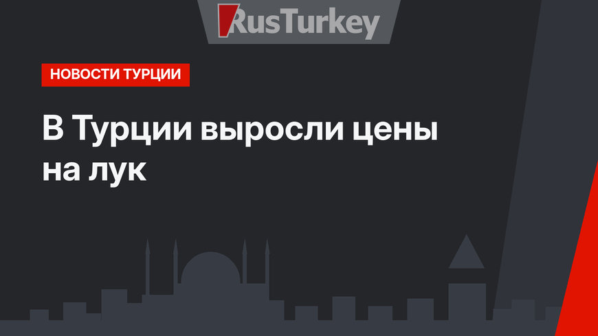 В Турции выросли цены на лук