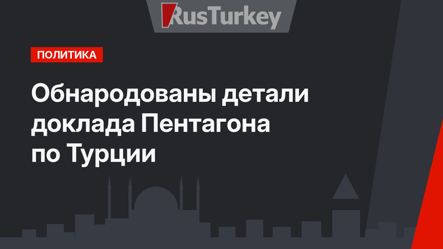 Обнародованы детали доклада Пентагона по Турции