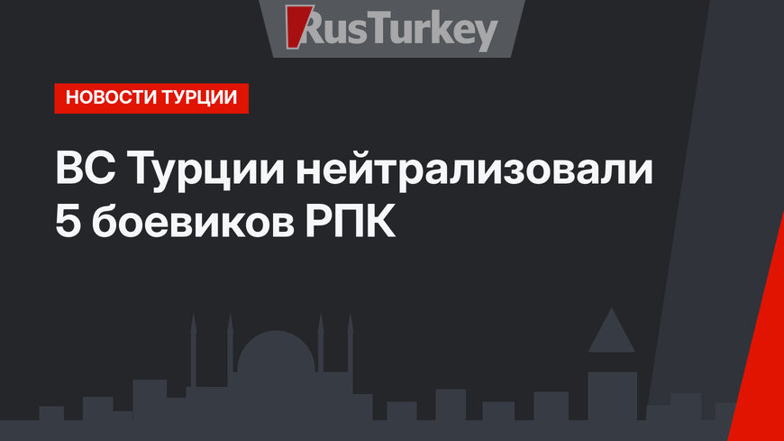 ВС Турции нейтрализовали 5 боевиков РПК