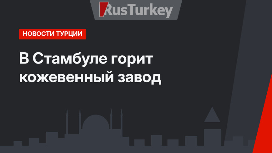 В Стамбуле горит кожевенный завод