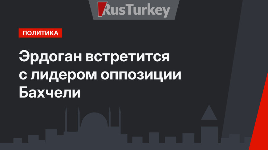 Эрдоган встретится с лидером оппозиции Бахчели