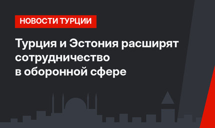 Турция и Эстония расширят сотрудничество в оборонной сфере