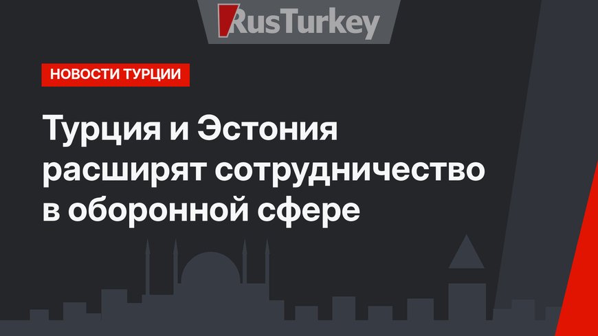 Турция и Эстония расширят сотрудничество в оборонной сфере