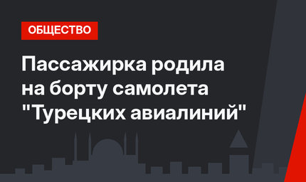 Пассажирка родила на борту самолета "Турецких авиалиний"
