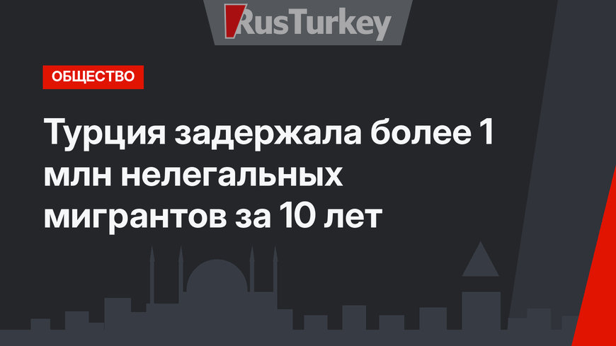 Турция задержала более 1 млн нелегальных мигрантов за 10 лет