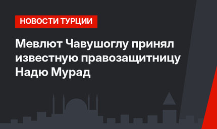 Мевлют Чавушоглу принял известную правозащитницу Надю Мурад 