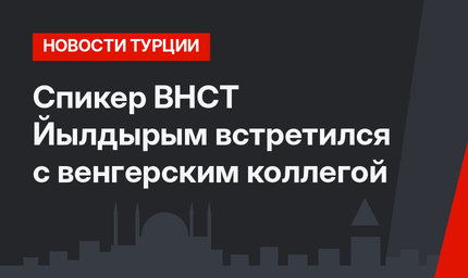 Спикер ВНСТ Йылдырым встретился с венгерским коллегой