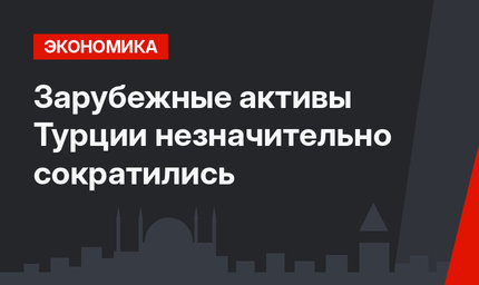 Зарубежные активы Турции незначительно сократились