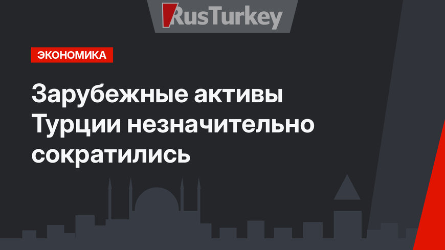 Зарубежные активы Турции незначительно сократились