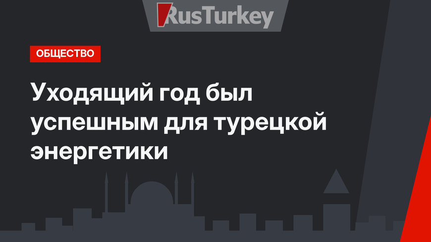 Уходящий год был успешным для турецкой энергетики