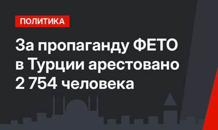 За пропаганду ФЕТО в Турции арестовано 2 754 человека