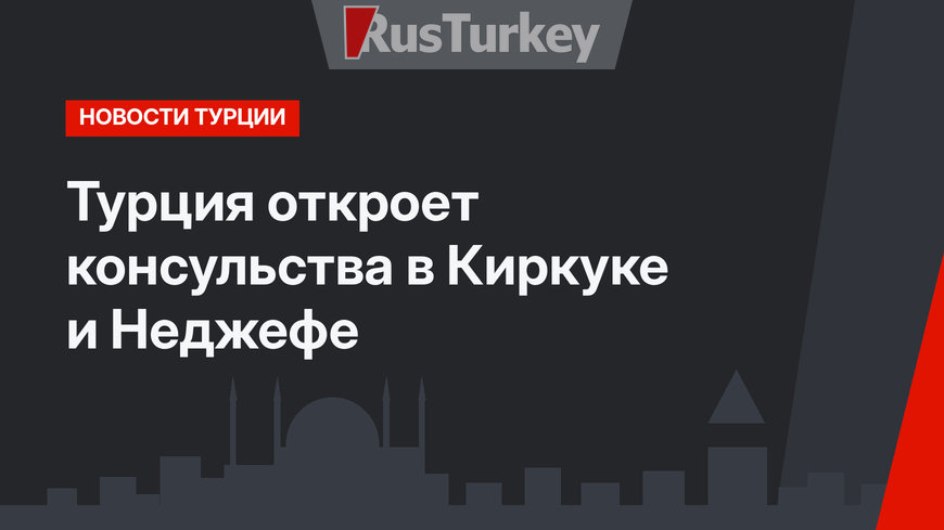Турция откроет консульства в Киркуке и Неджефе