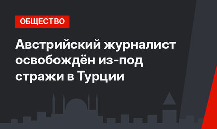 Австрийский журналист освобождён из-под стражи в Турции