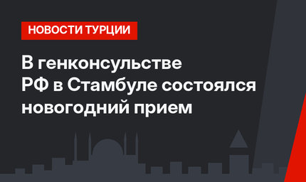 В генконсульстве РФ в Стамбуле состоялся новогодний прием