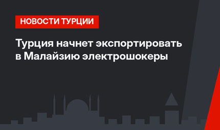 Турция начнет экспортировать в Малайзию электрошокеры