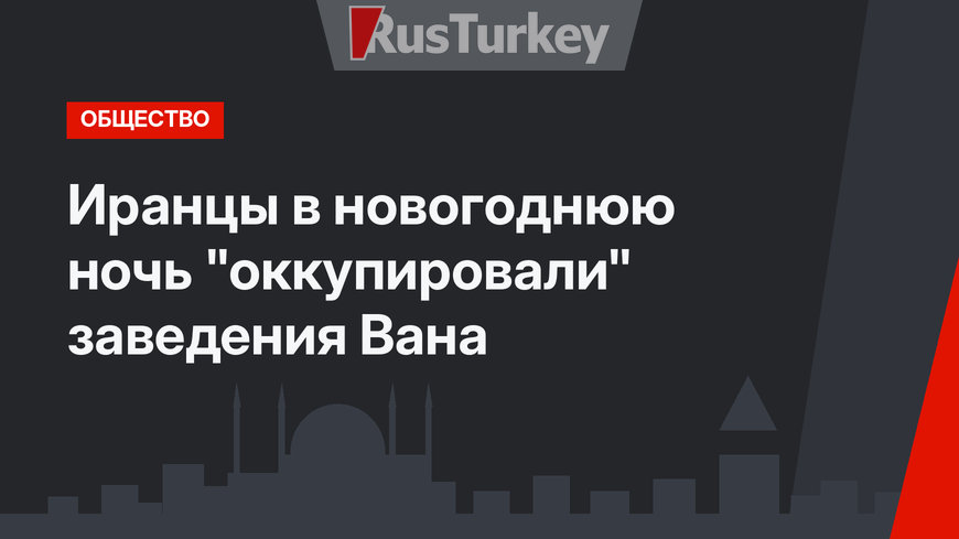 Иранцы в новогоднюю ночь "оккупировали" заведения Вана