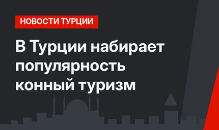 В Турции набирает популярность конный туризм