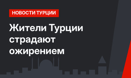 Жители Турции страдают ожирением