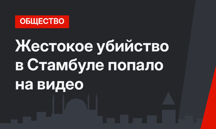 Жестокое убийство в Стамбуле попало на видео