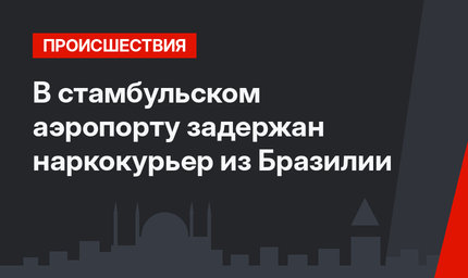В стамбульском аэропорту задержан наркокурьер из Бразилии