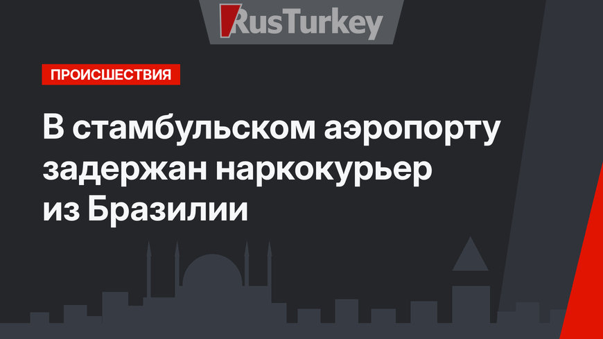В стамбульском аэропорту задержан наркокурьер из Бразилии