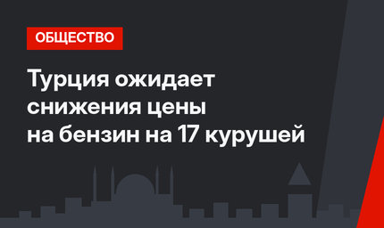 Турция ожидает снижения цены на бензин на 17 курушей