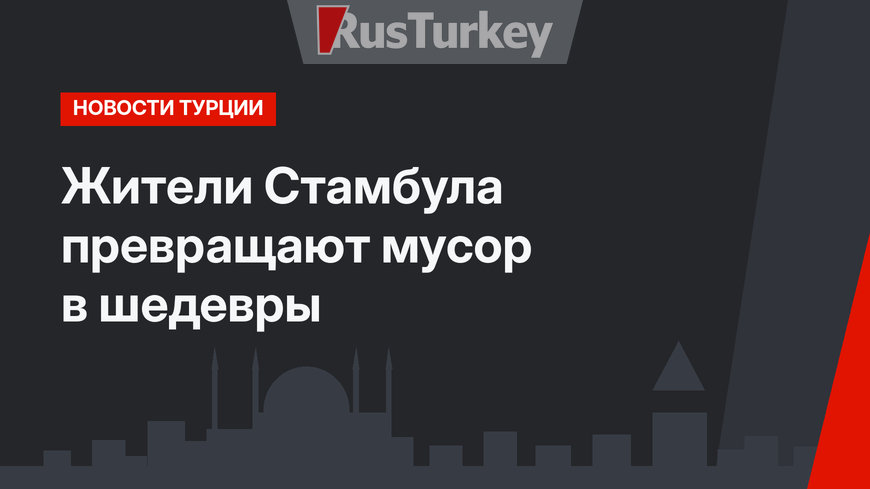 Жители Стамбула превращают мусор в шедевры